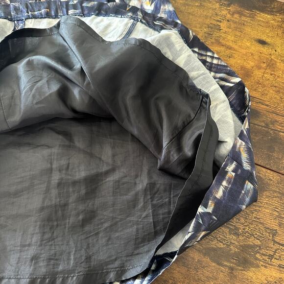 Cue Australia dress size US 8 blue geometric pockets ballon skirt wedding guest - Picture 5 of 12